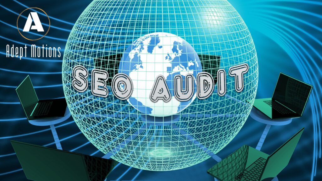 picture of globe saying free website audit and seo audit