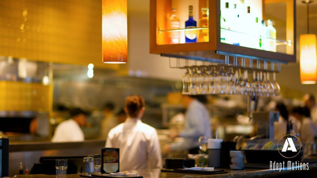 kitchen of a busy restaurant