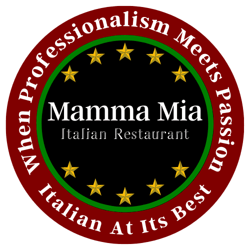 mamma mia italian restaurant logo