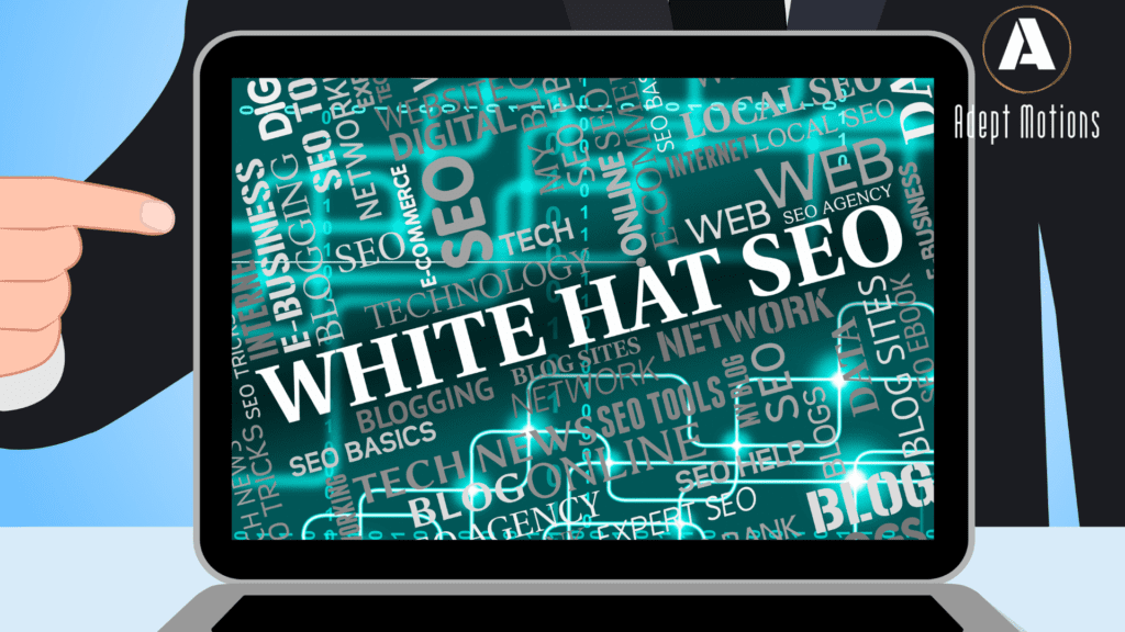 a computer screen showing a list of white hat SEO strategies