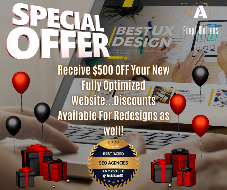 $500 Optimized Website Special