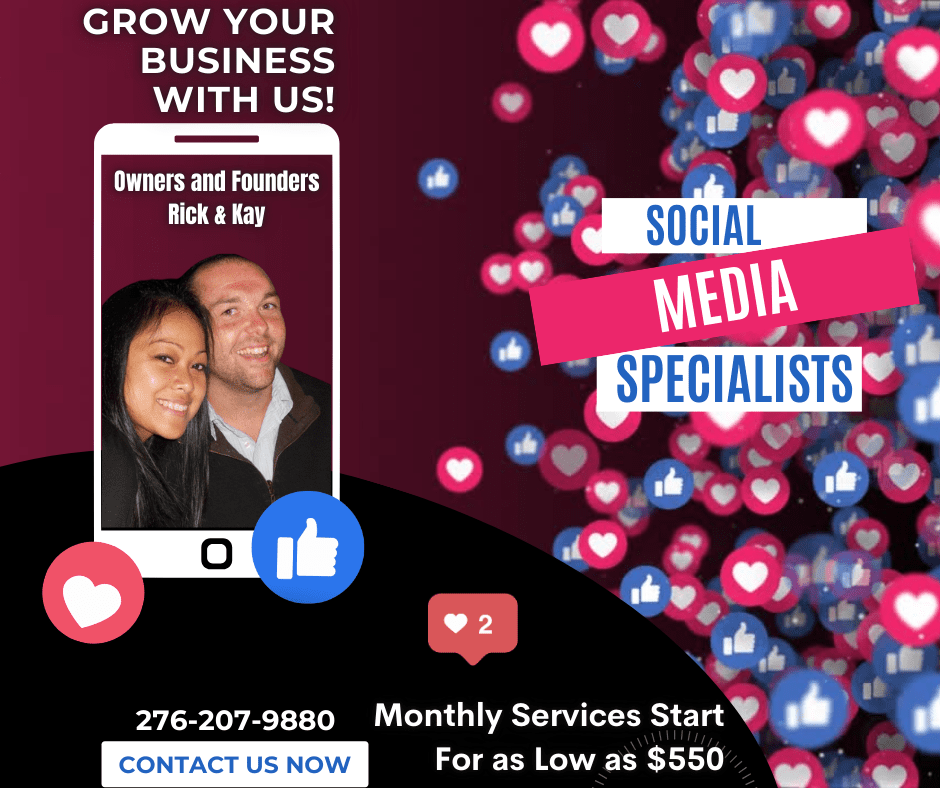 Social Media Management Specialists and Owners Rick and Kay