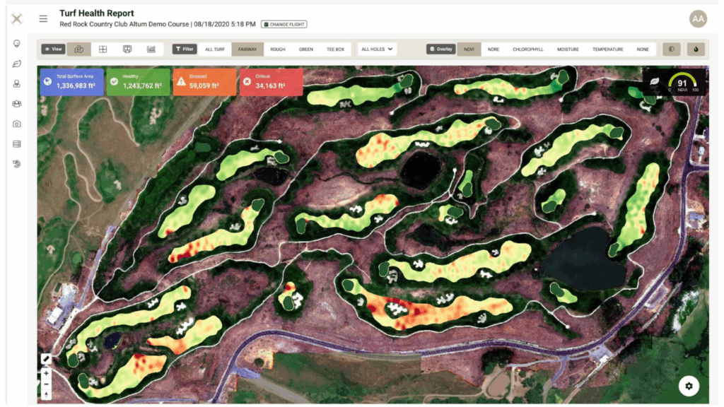 Golf Course Turf Health Report