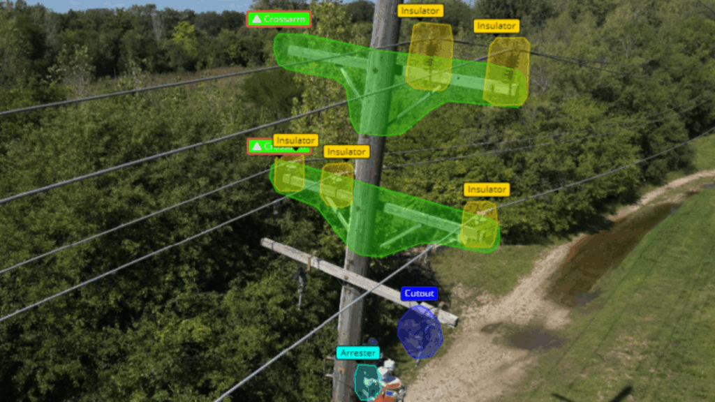 Drone Utility Inspections on Power Line