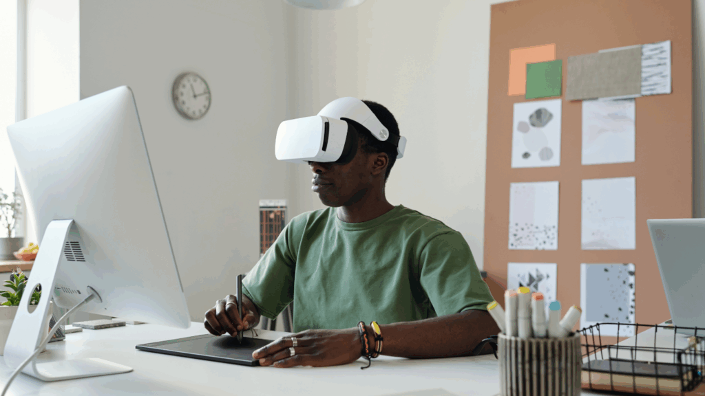 Employee Implementing an Extended Reality Strategy