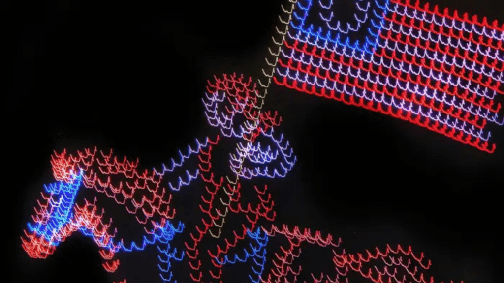 Drone Firework Shows are Growing More Popular in Cities Across the United States.