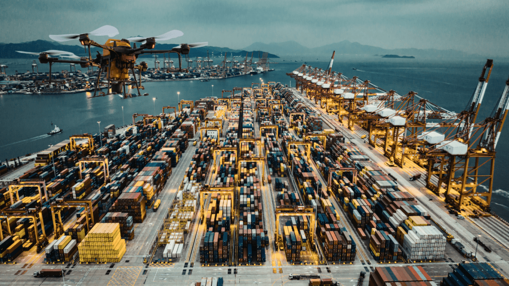 AI Enabled Drones Being Used as Port Security Systems is Growing More Popular.