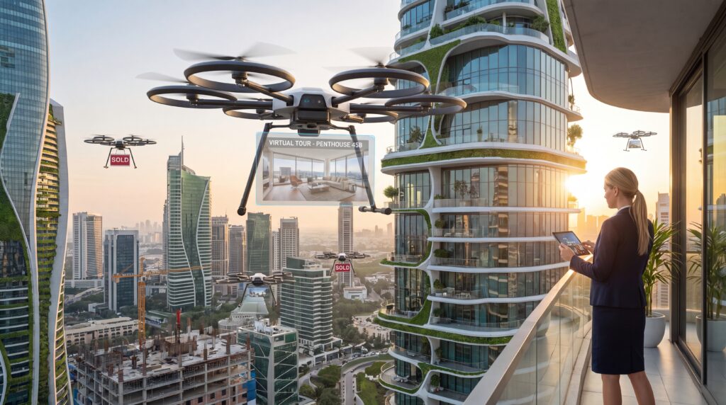 The Future of Drones in Real Estate.