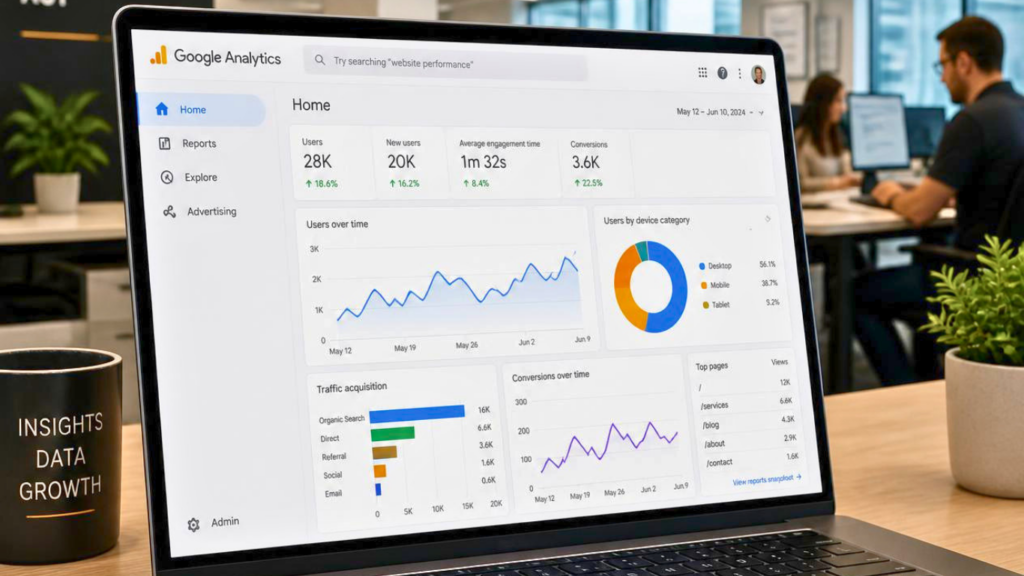 Google Analytics is a Great Way to Track Your Website Traffic and Scale Your Marketing Strategy.