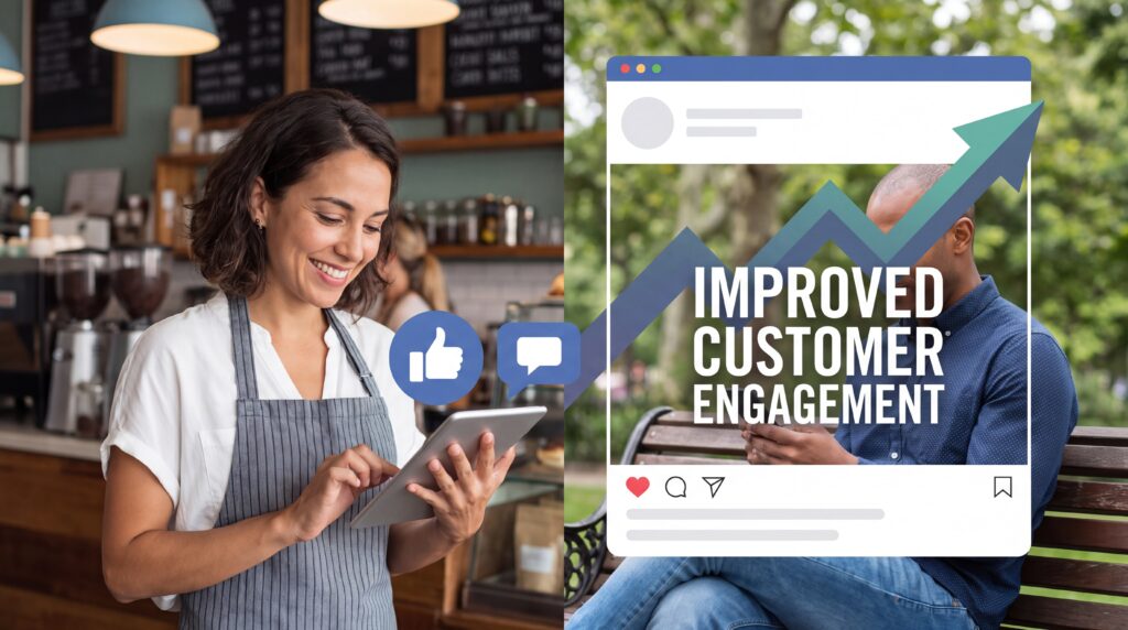 Social Media delivers improved customer engagement.